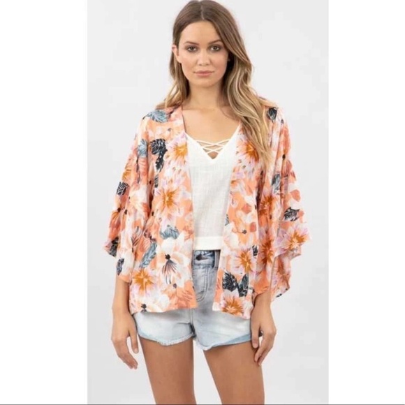 ☀️RIP CURL☀️ SUPER BLOOM KIMONO - Picture 3 of 11